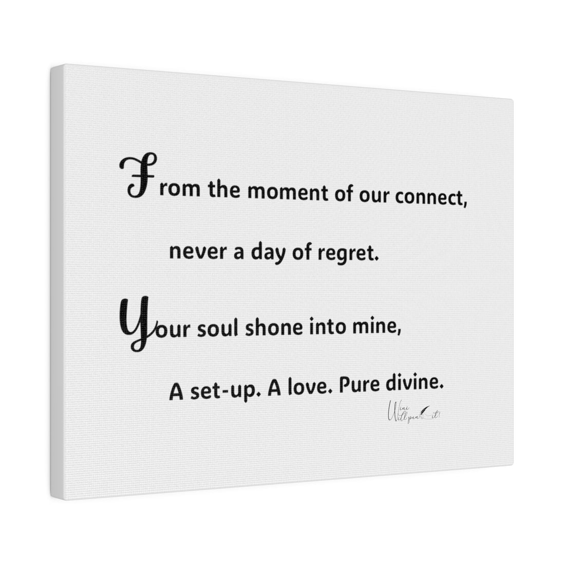 Matte Canvas, Stretched, 0.75&quot;