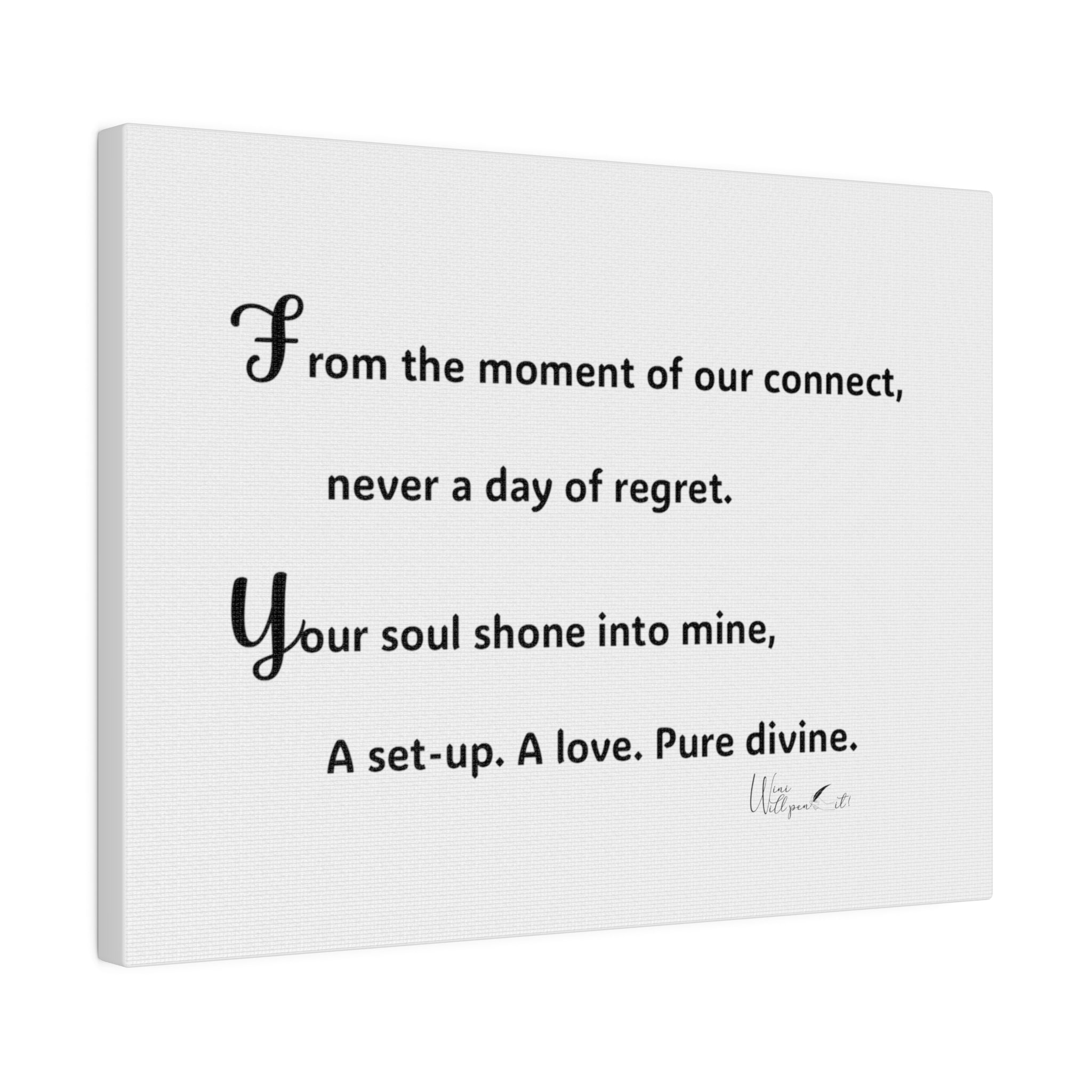 Matte Canvas, Stretched, 0.75&quot;