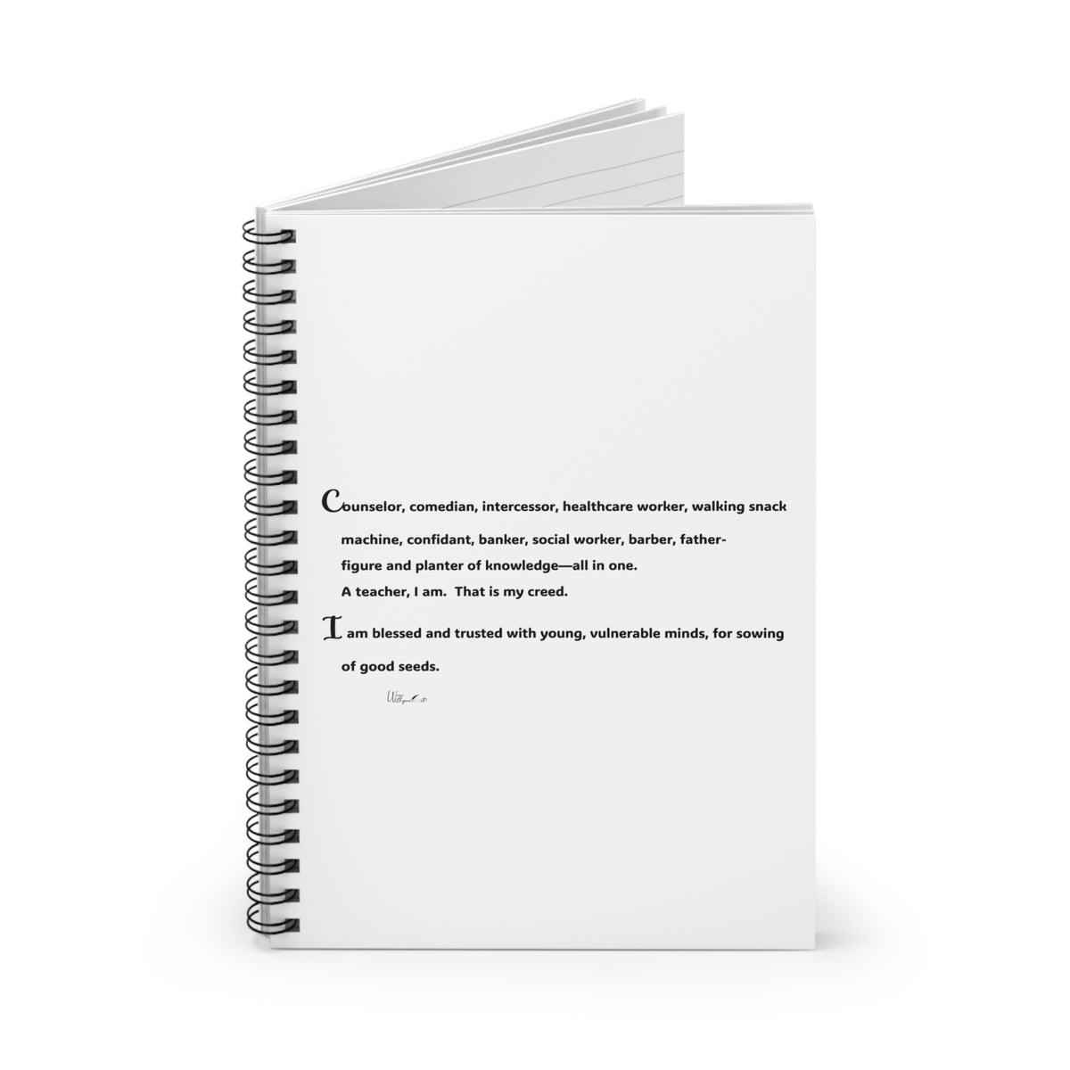 Spiral Notebook - Ruled Line