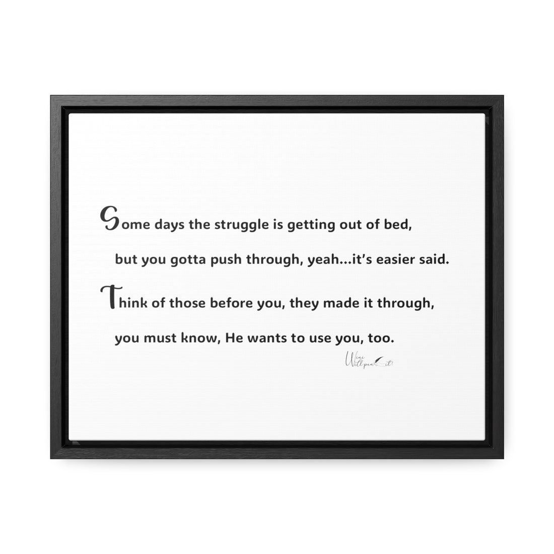 Gallery Canvas Wraps, Horizontal Frame