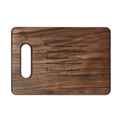 Wooden Cutting Board (Engraving)