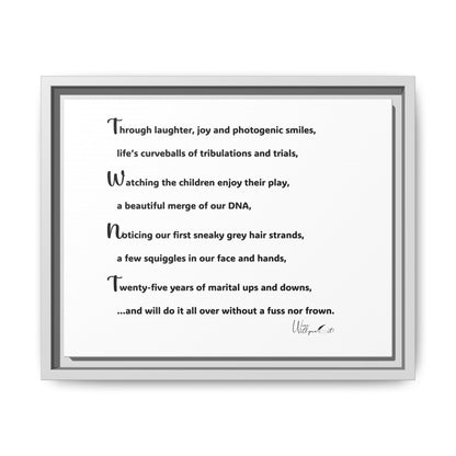 Matte Canvas, Framed (Multi-color)
