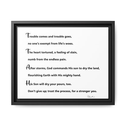 Matte Canvas, Framed (Multi-color)