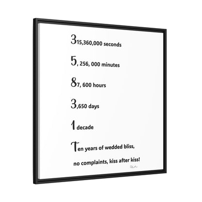 Matte Canvas, Framed (Multi-color)