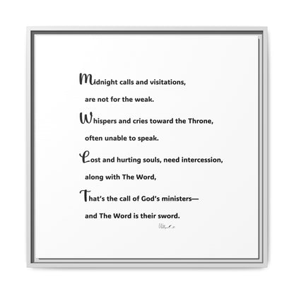 Matte Canvas, Framed (Multi-color)