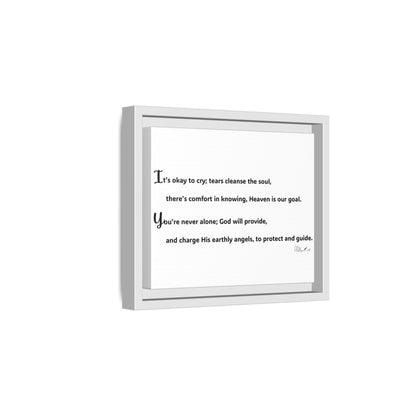 Matte Canvas, Framed (Multi-color)