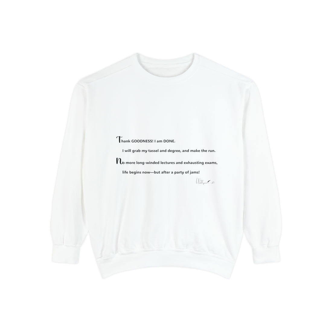 Unisex Garment-Dyed Sweatshirt