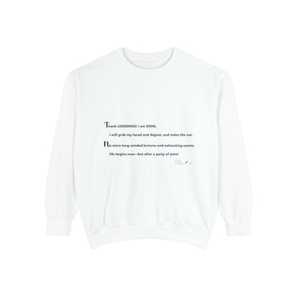 Unisex Garment-Dyed Sweatshirt