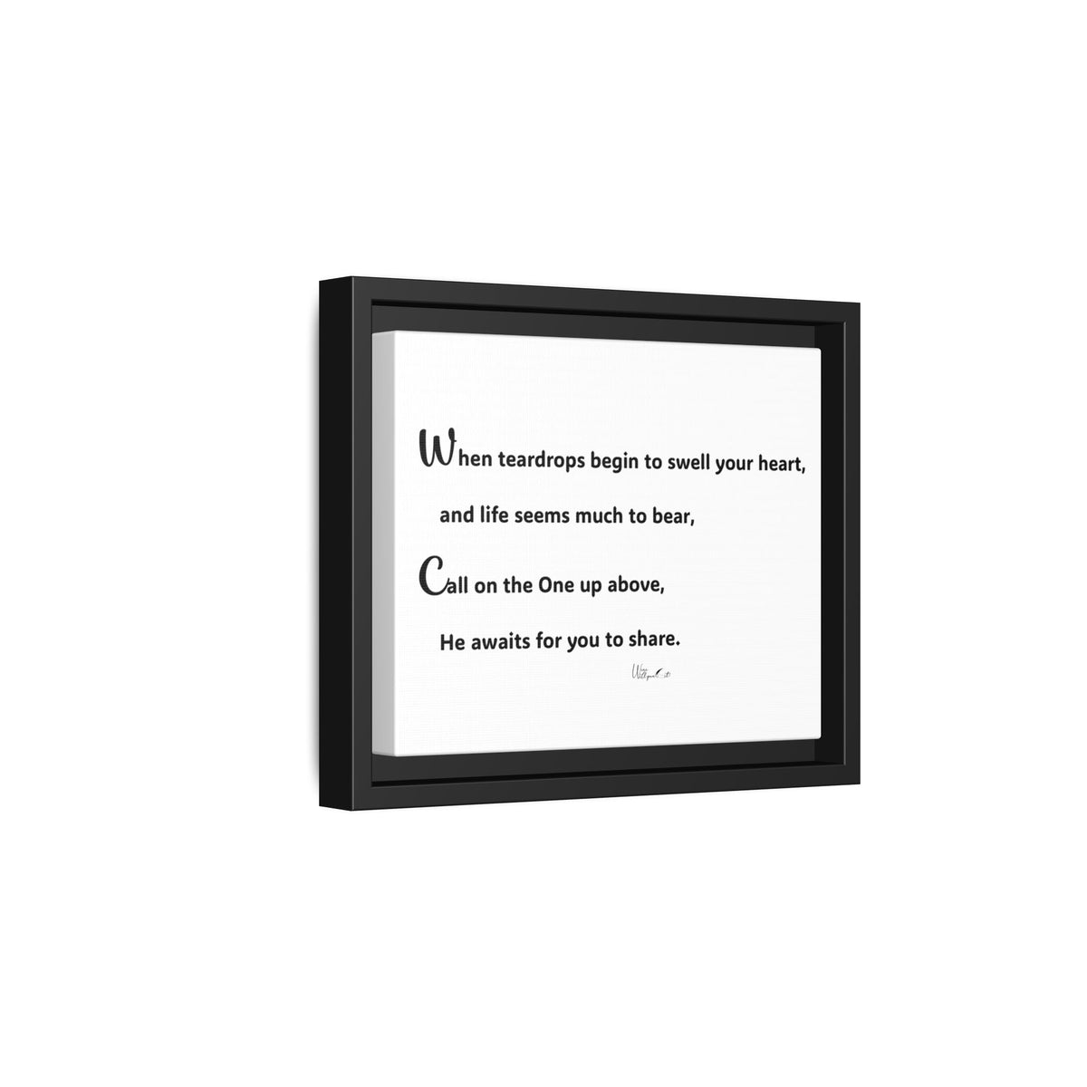 Matte Canvas, Framed (Multi-color)