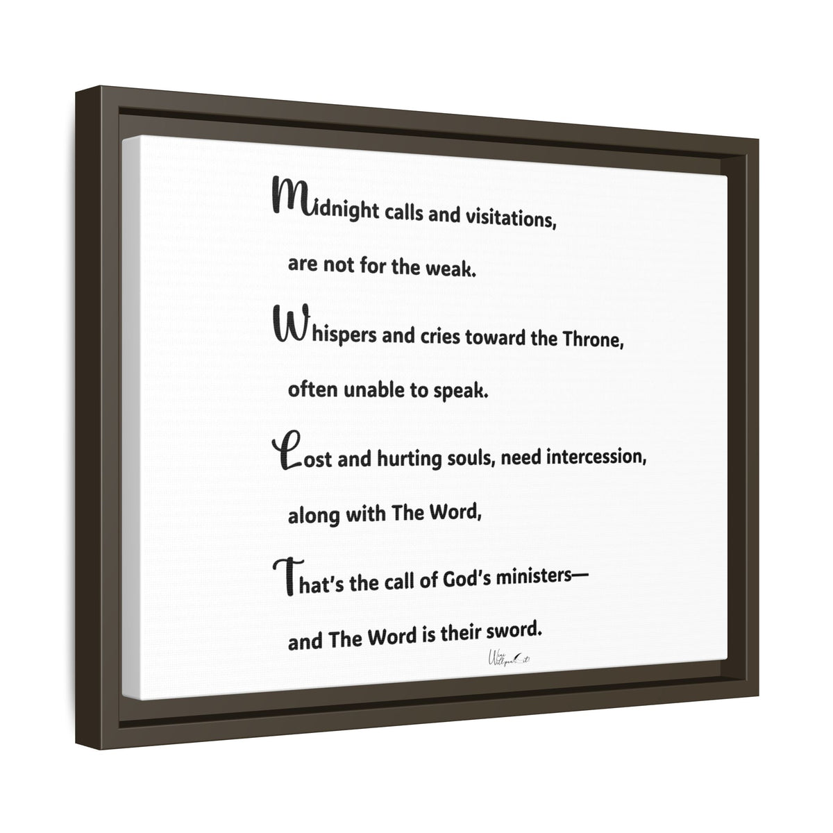 Matte Canvas, Framed (Multi-color)