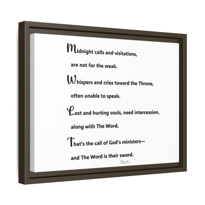 Matte Canvas, Framed (Multi-color)