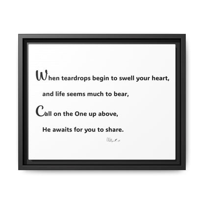 Matte Canvas, Framed (Multi-color)