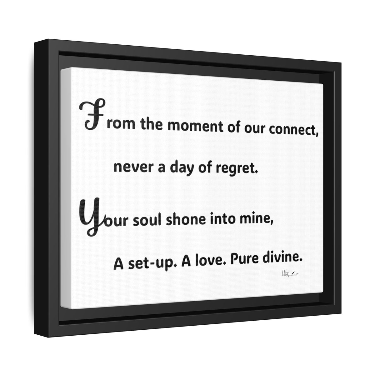 Matte Canvas, Framed (Multi-color)