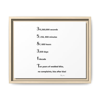 Matte Canvas, Framed (Multi-color)