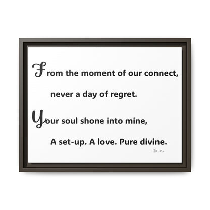 Matte Canvas, Framed (Multi-color)