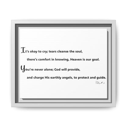 Matte Canvas, Framed (Multi-color)