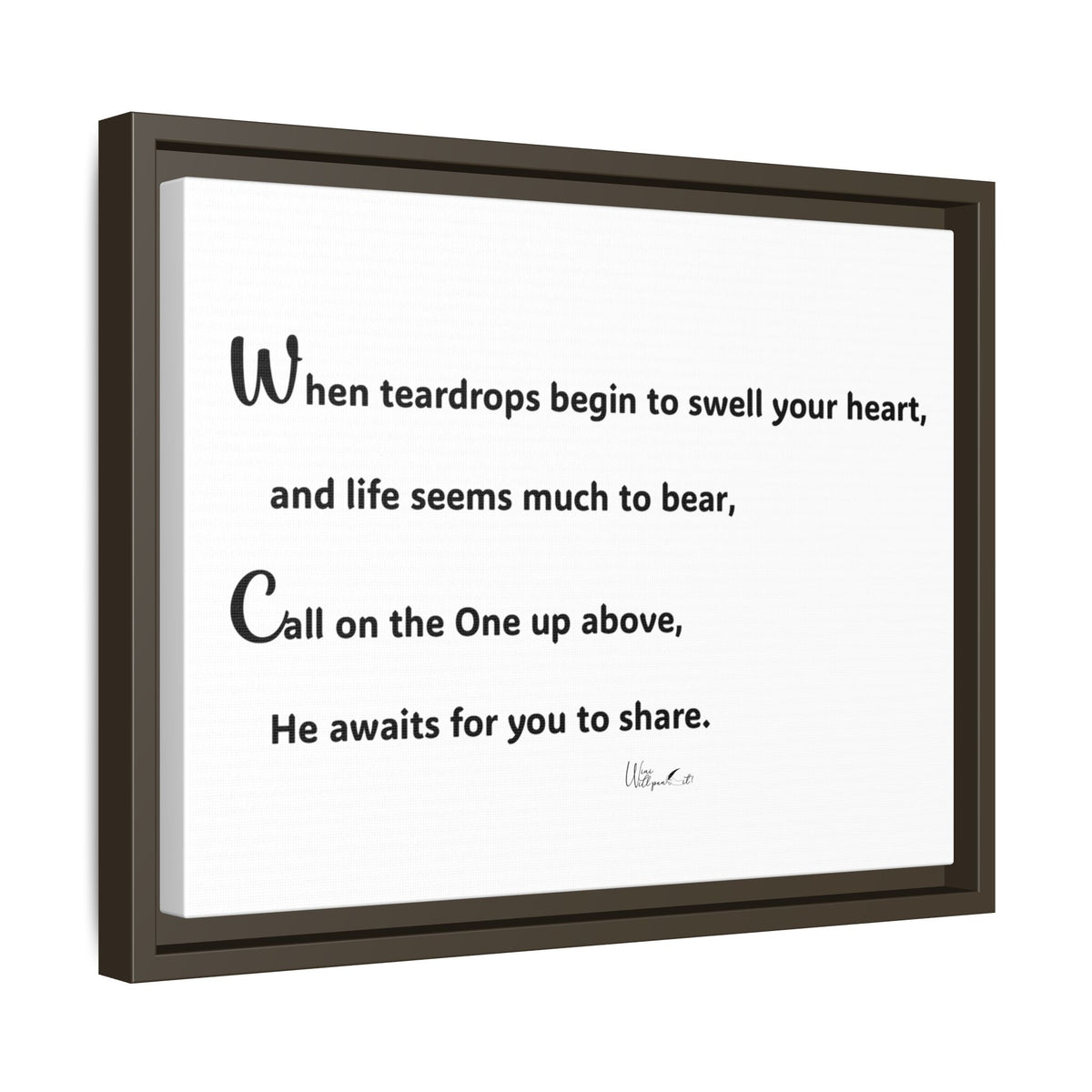 Matte Canvas, Framed (Multi-color)