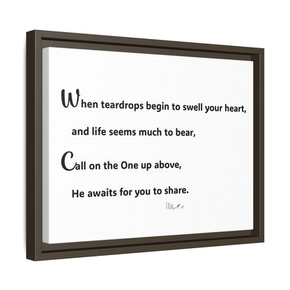 Matte Canvas, Framed (Multi-color)