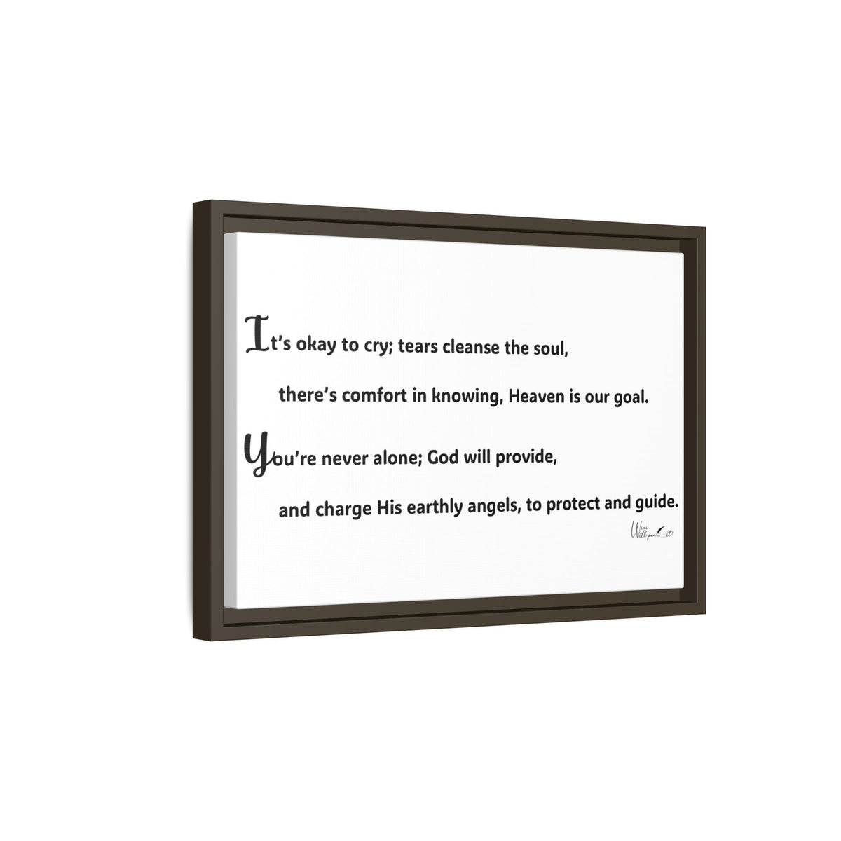 Matte Canvas, Framed (Multi-color)