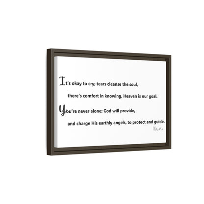 Matte Canvas, Framed (Multi-color)