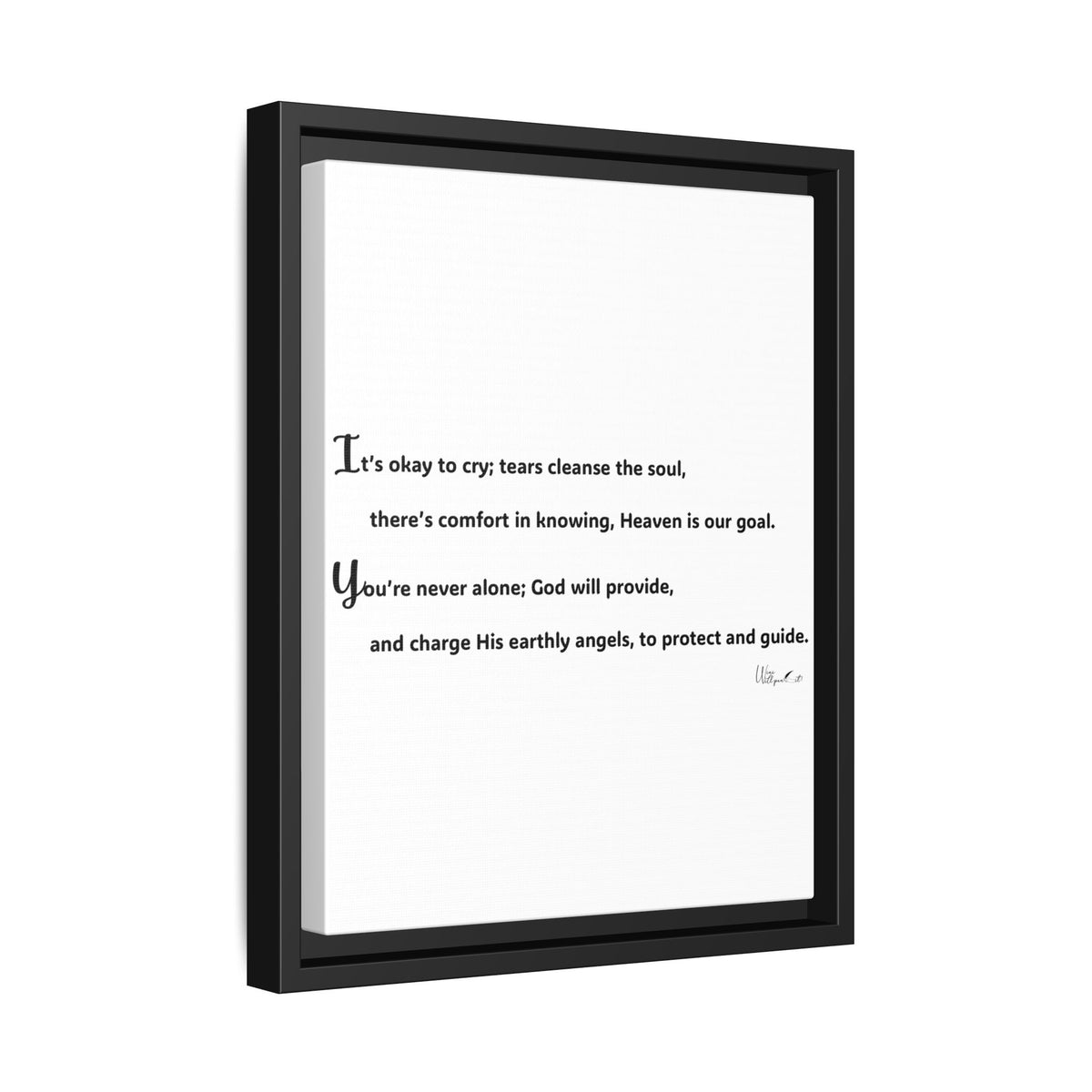 Matte Canvas, Framed (Multi-color)
