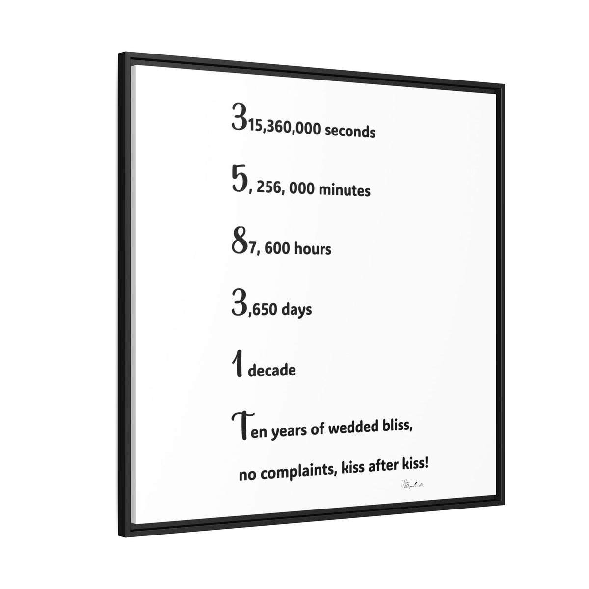 Matte Canvas, Framed (Multi-color)