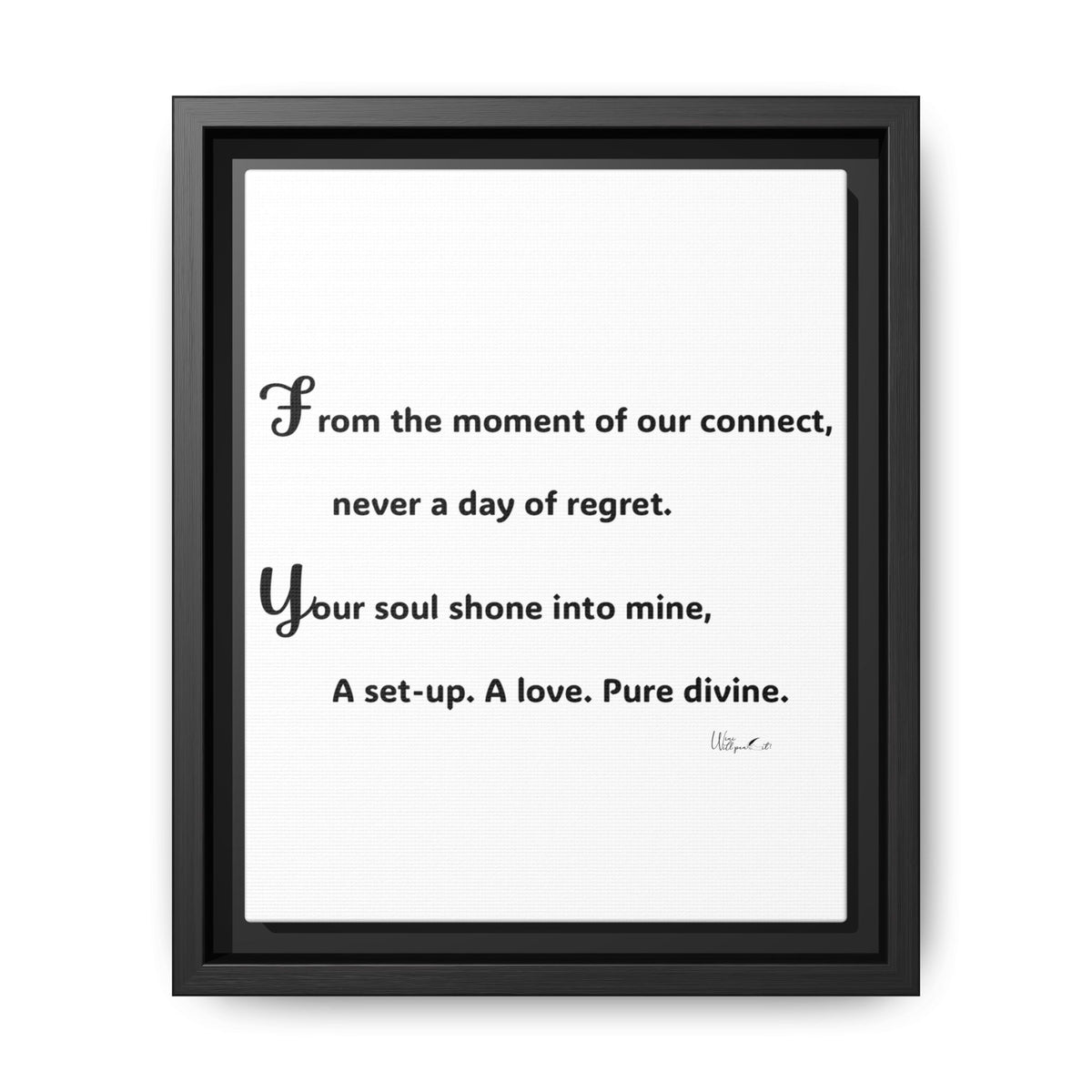 Matte Canvas, Framed (Multi-color)