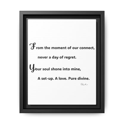 Matte Canvas, Framed (Multi-color)