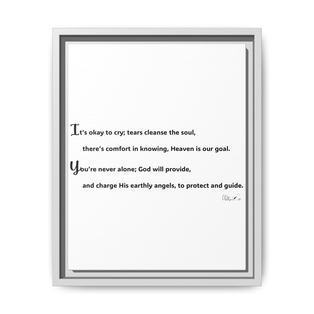 Matte Canvas, Framed (Multi-color)