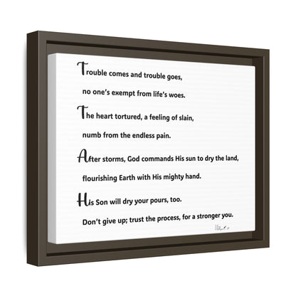 Matte Canvas, Framed (Multi-color)