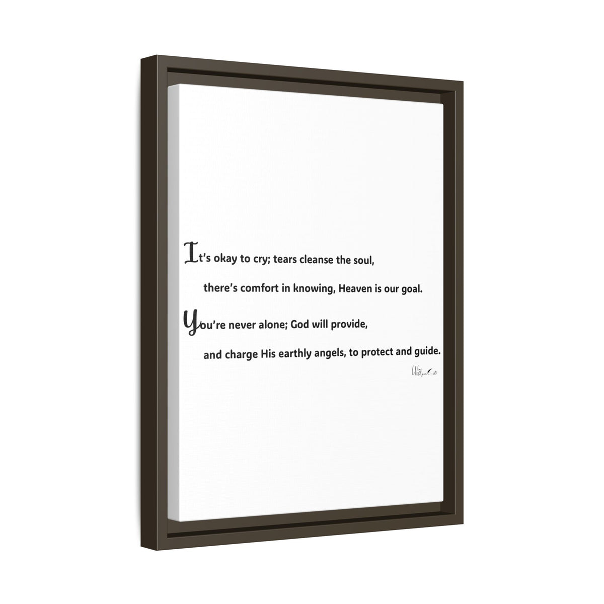 Matte Canvas, Framed (Multi-color)