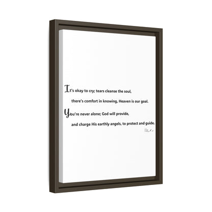Matte Canvas, Framed (Multi-color)