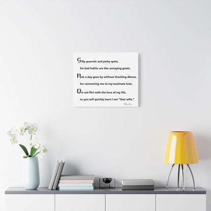 Matte Canvas, Stretched, 1.25"