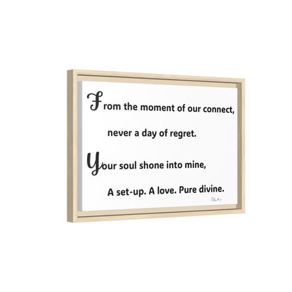 Matte Canvas, Framed (Multi-color)