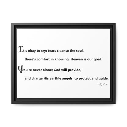 Matte Canvas, Framed (Multi-color)