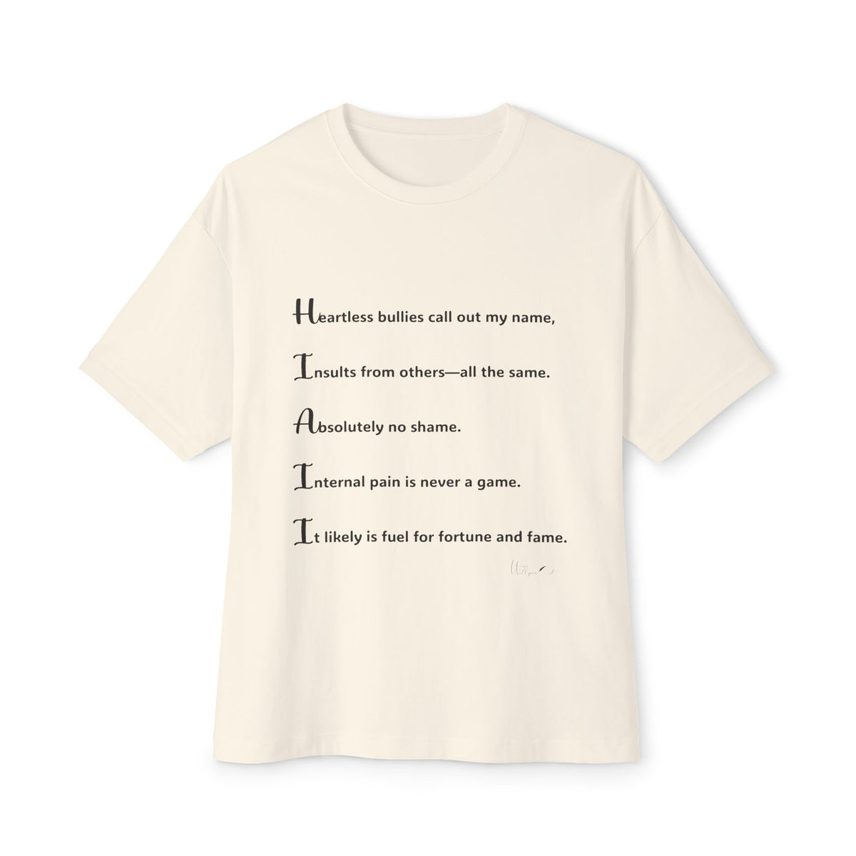 Unisex Oversized Boxy Tee