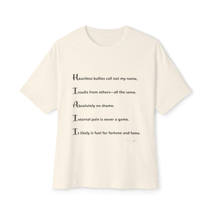 Unisex Oversized Boxy Tee