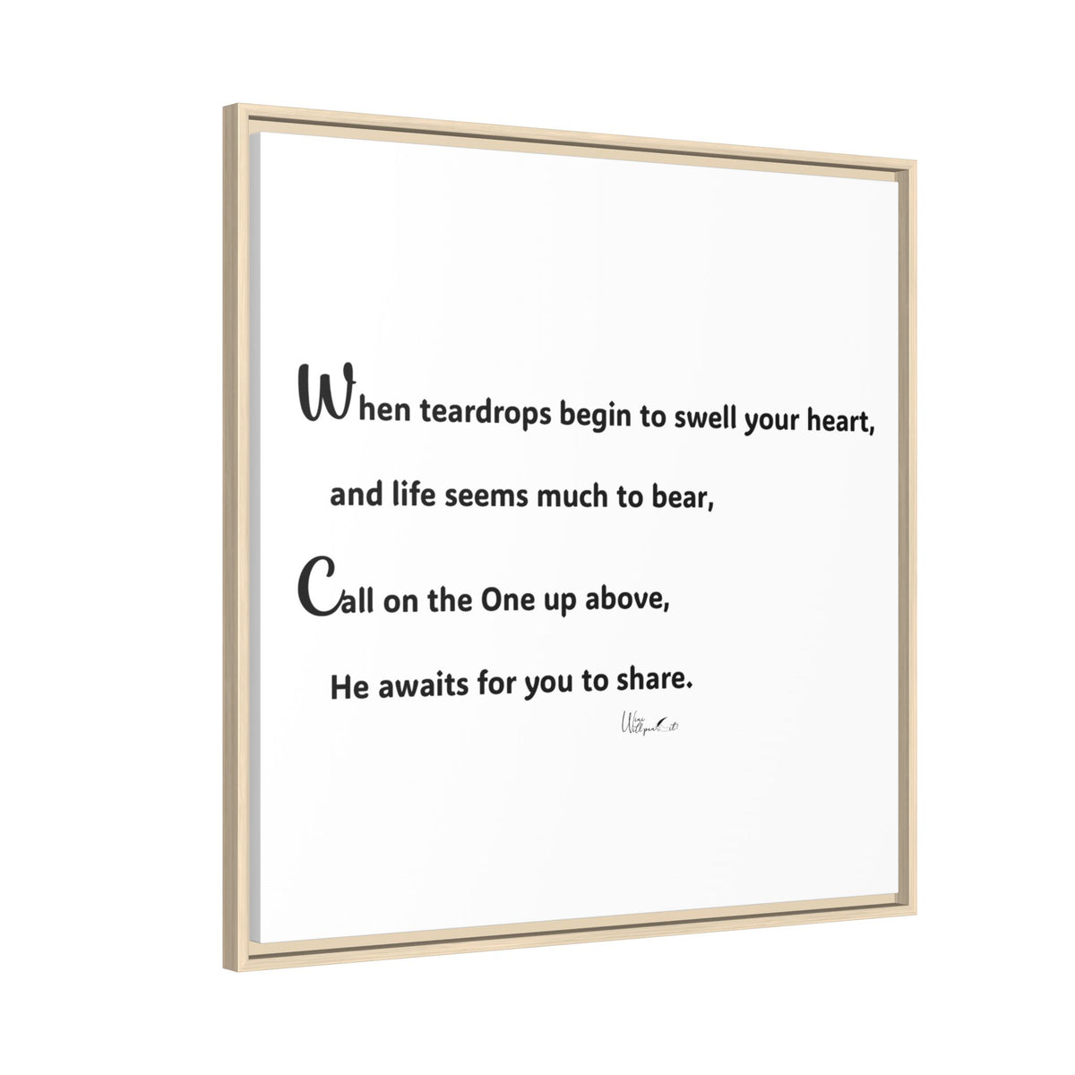 Matte Canvas, Framed (Multi-color)