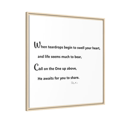 Matte Canvas, Framed (Multi-color)