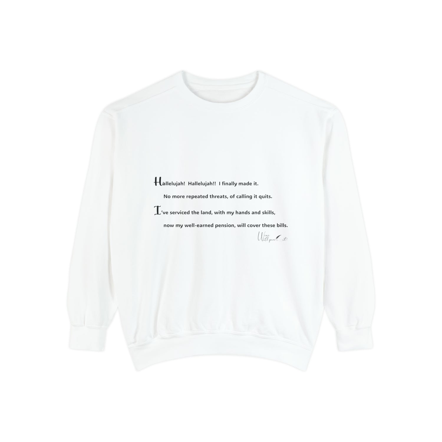 Unisex Garment-Dyed Sweatshirt