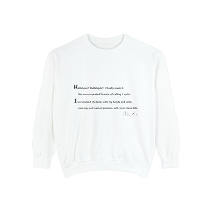 Unisex Garment-Dyed Sweatshirt