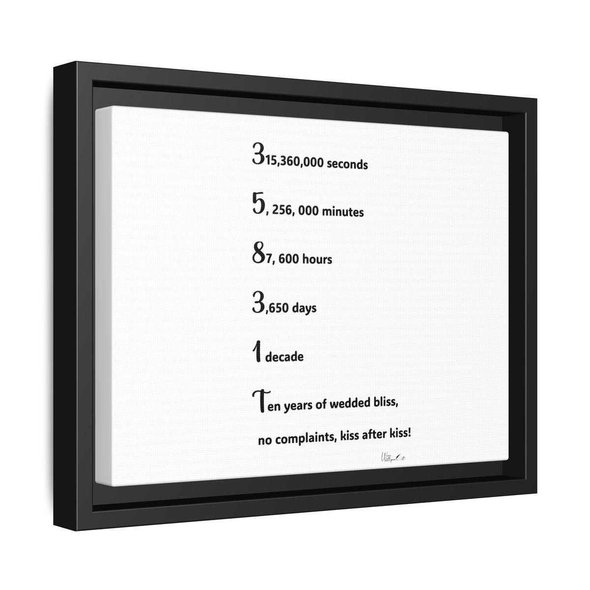 Matte Canvas, Framed (Multi-color)