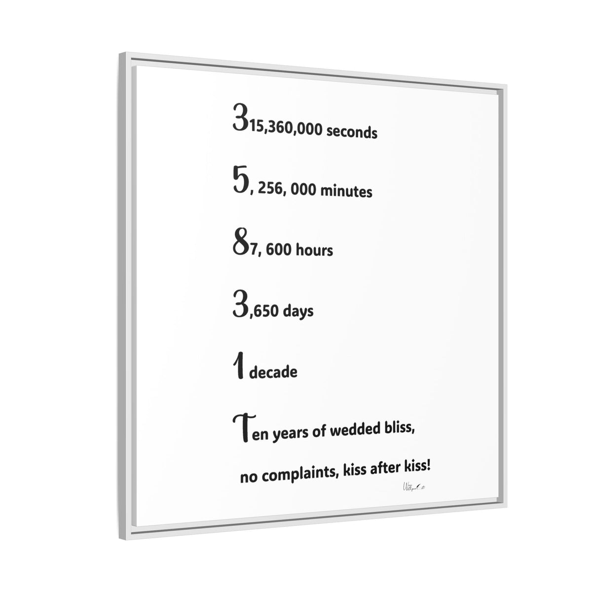 Matte Canvas, Framed (Multi-color)
