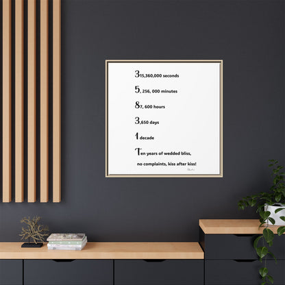 Matte Canvas, Framed (Multi-color)