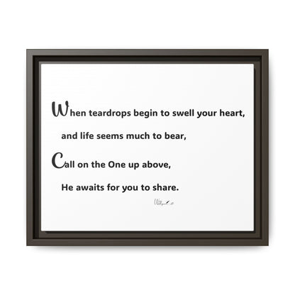 Matte Canvas, Framed (Multi-color)