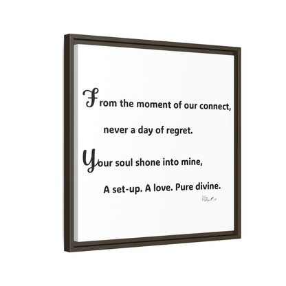 Matte Canvas, Framed (Multi-color)