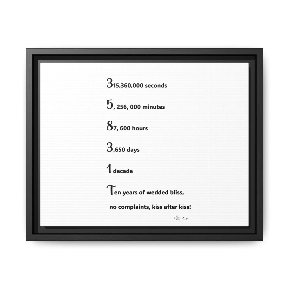 Matte Canvas, Framed (Multi-color)
