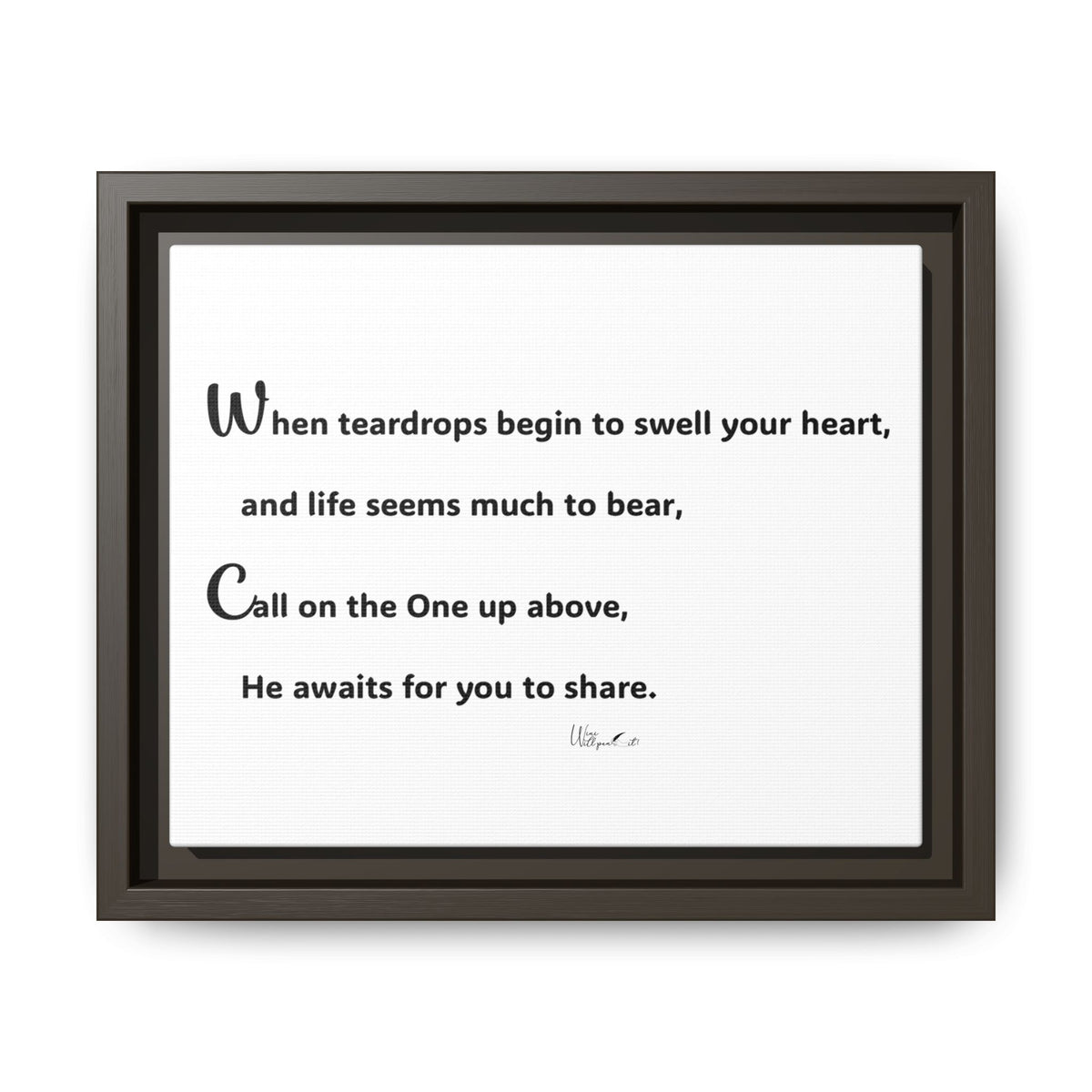 Matte Canvas, Framed (Multi-color)