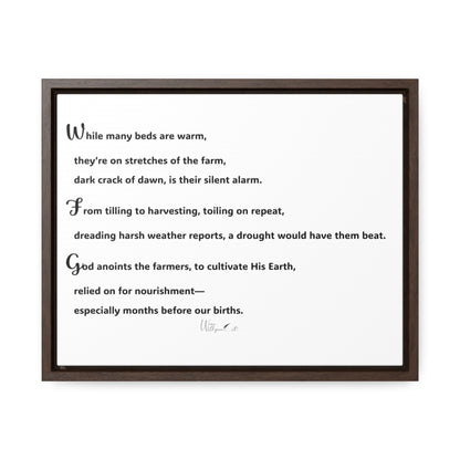 Gallery Canvas Wraps, Horizontal Frame