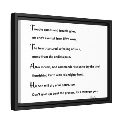 Matte Canvas, Framed (Multi-color)